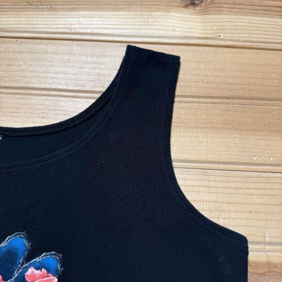 Vintage 2005 Harley Davidson Denali Wasilla Alaska Floral Edgy Tank Top - Medium - Picture 4 of 8